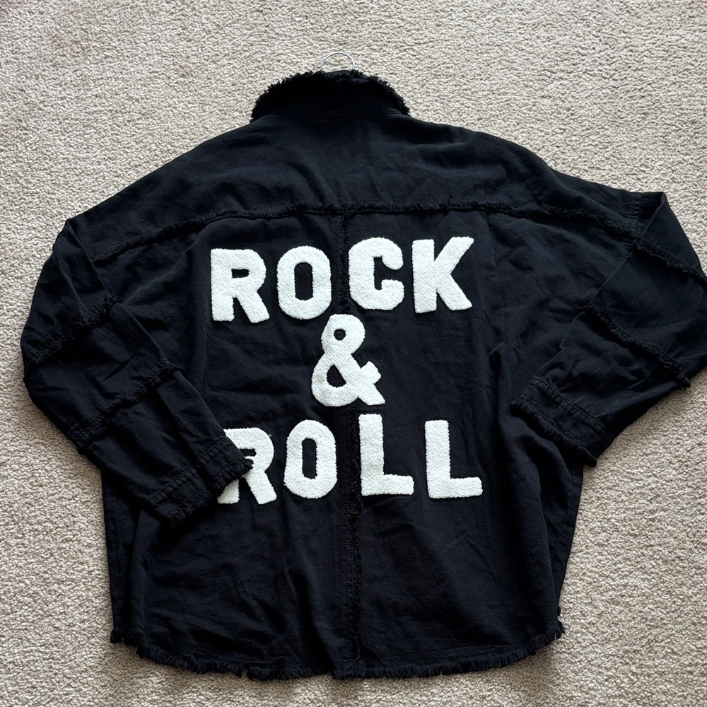 Elan Black Rock & Roll Jacket size Large